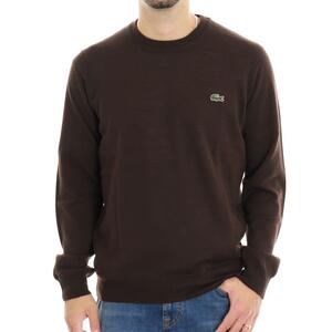 MAGLIA GIROCOLLO MARRONE